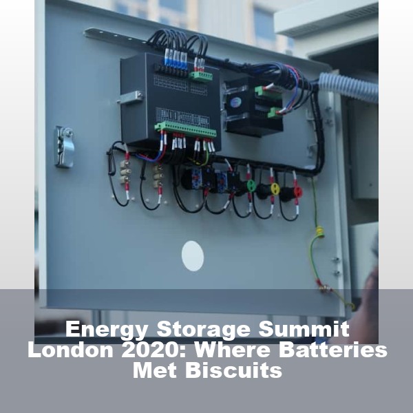 Energy Storage Summit London 2020: Where Batteries Met Biscuits